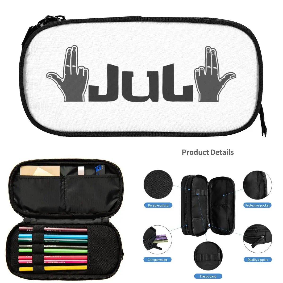 

JUL , Giant Glove JUL Pencil Cases for Students Gifts Pen Box Pencil Bag Large Storage Pencil Pouch Pen Holder