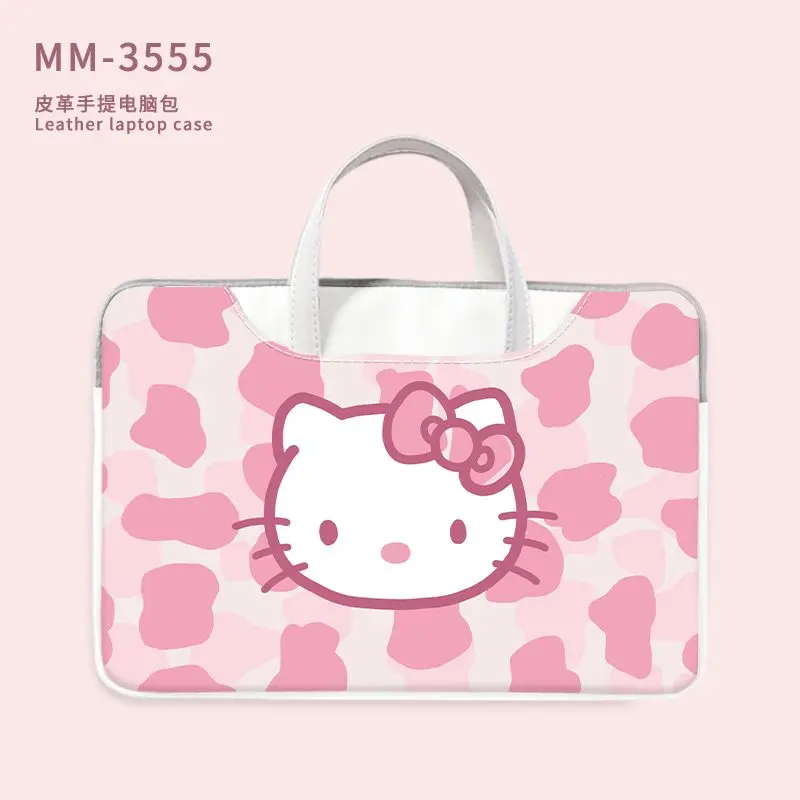 Sanrio Hello Kitty Laptop Bag 11in 13in 14in 16in Cinnamoroll Cute Large Capacity Tablet Organizer Cartoon Handbag Laptop Case