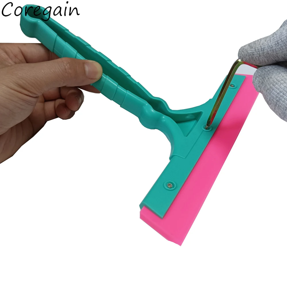 Water Wiper Rubber Blade Squeegee for Protect Film Wrap Strip Car Tinting No-Scratch T-Shape Window Cleaning Tool