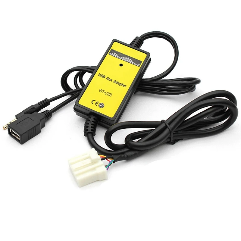 Car Audio MP3 Input AUX USB Adapter CD Changer for 5 6, MPV, CX7, Demio Miata/MX5-A09I