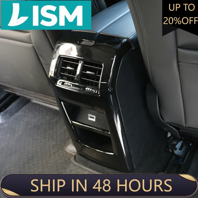 

NEW1 для Peugeot 408 2023, автостайлинг, углеродное волокно, автомобильный задний кондиционер, вентиляционная крышка, наклейка, наклейка