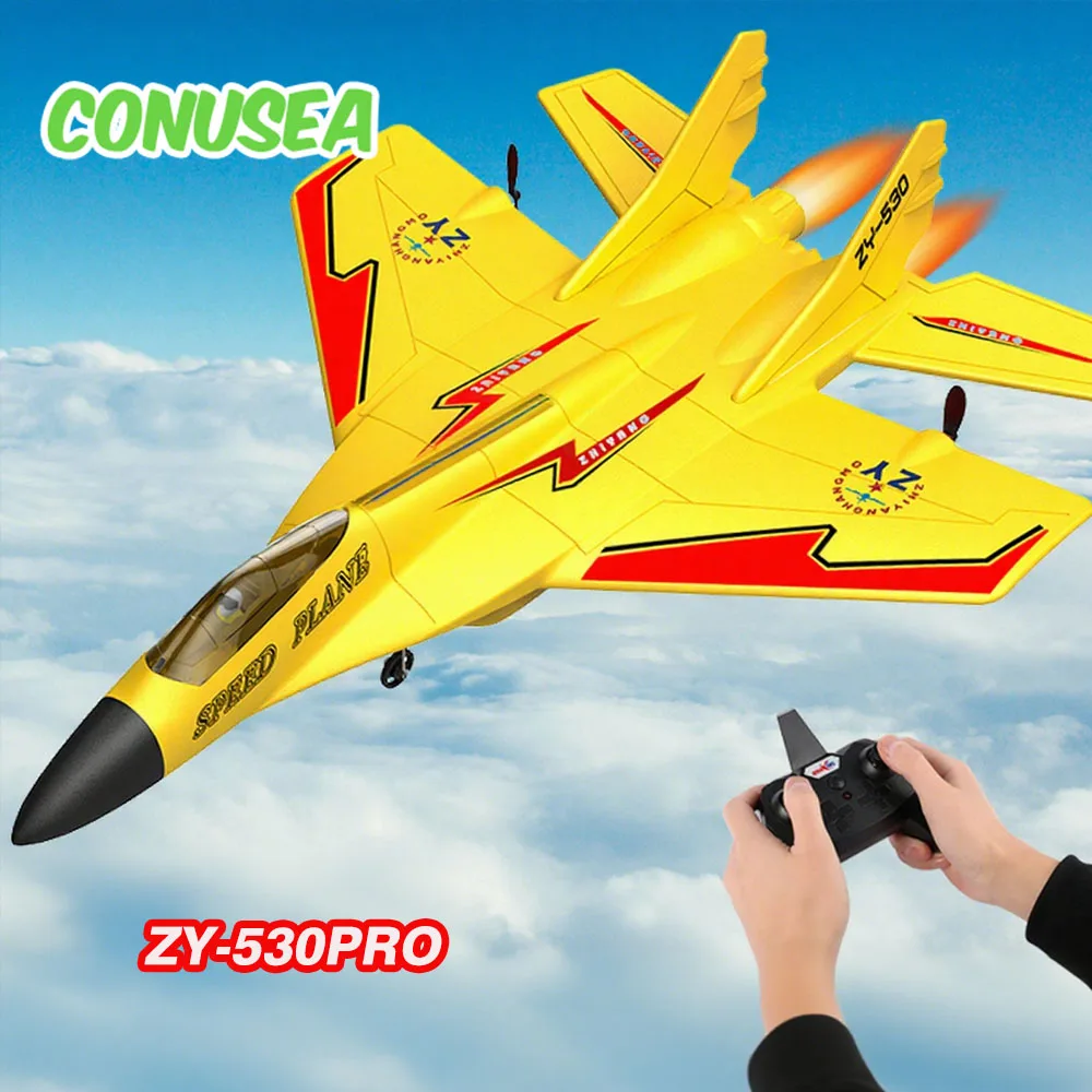 

ZY-530PRO Радиоуправляемый самолет-самолет Пенопластовый планер Модель самолета с дистанционным управлением Истребитель Rc Jet Игры на открытом воздухе Летающая игрушка для взрослых и детей