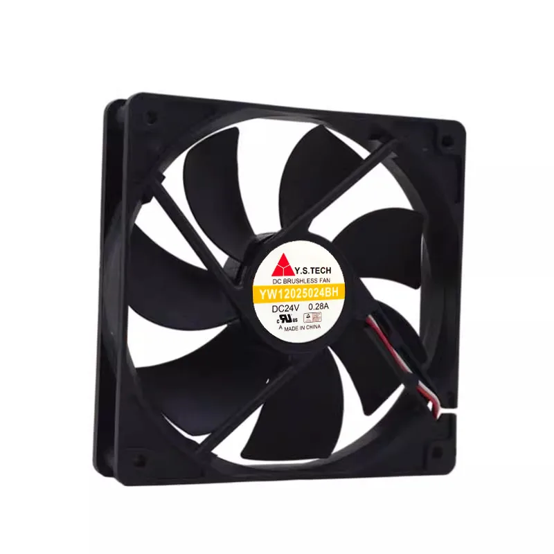 NEW ORIGINAL YW12025024BH 24V 0.28A 12025 120*120*25mm 12cm COOLING FAN