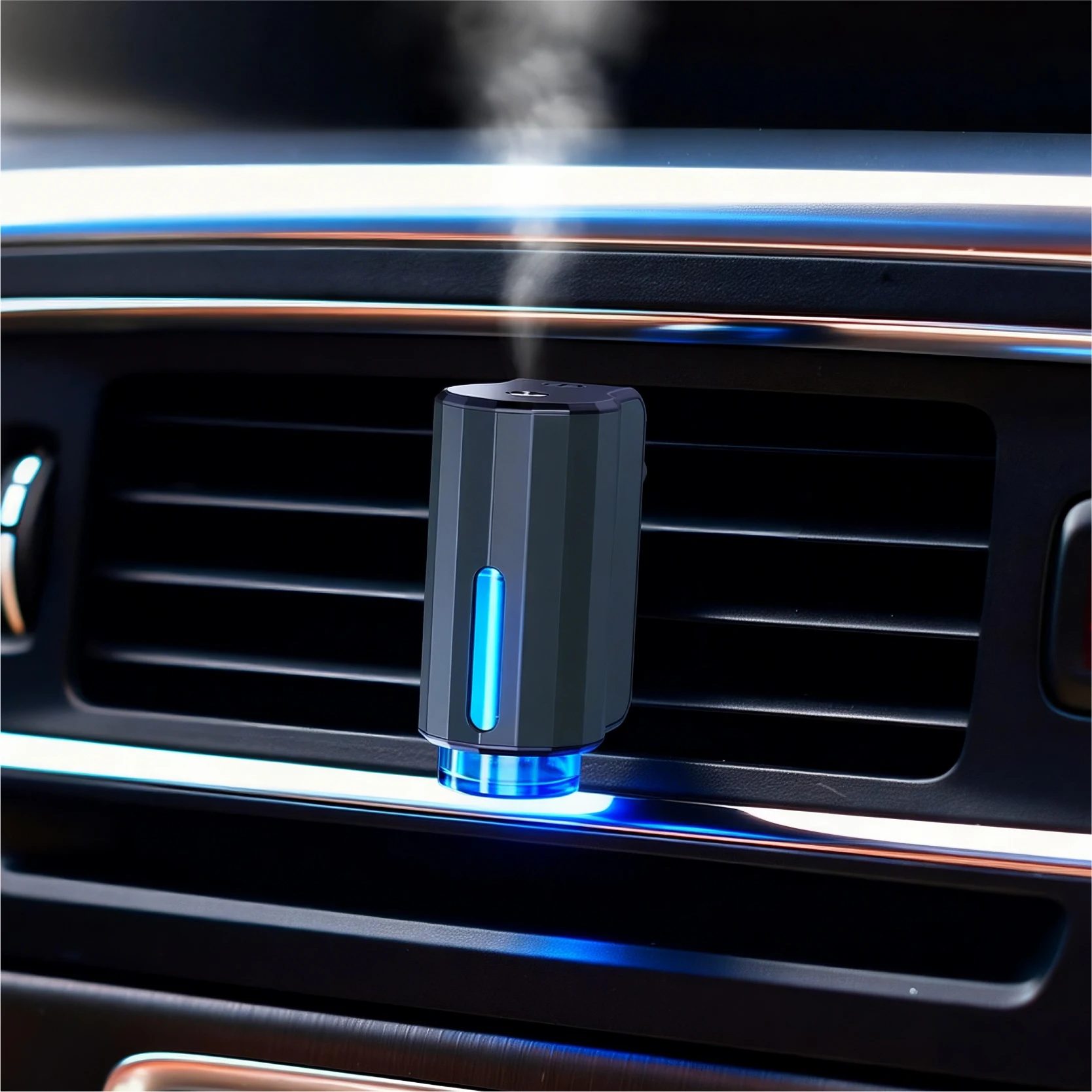 

Smart Car Air Freshener Diffuser – Auto On/Off Aromatherapy Diffuse With 3 Scent Modes, USB Rechargeable, Vent Clip, Long-Lastin