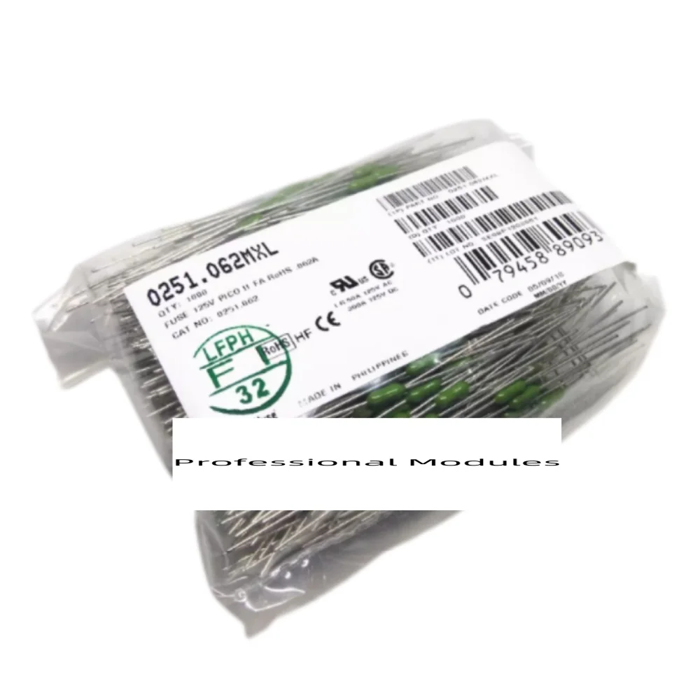 fusibile-di-resistenza-100pcs-0251062mxl-lf-1-16a-0062a-62ma-125v