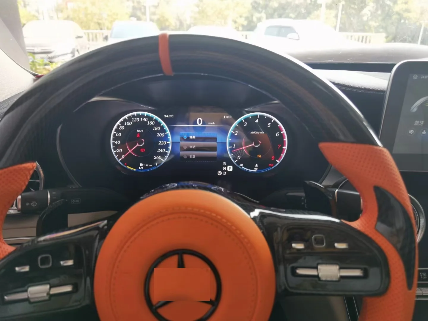 Car LCD Dashboard Digital Cluster For Mercedes Benz C/GLC Class C200L C200 C300 C180 C260 W205 W203 2015-2021 Speedometer Panel