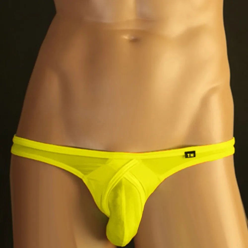 

Sexy Mens G-String Underwear T-Back Briefs Sexy Low-Rise Bikini See Through Soft Underpant Comforty Solid Color Thong