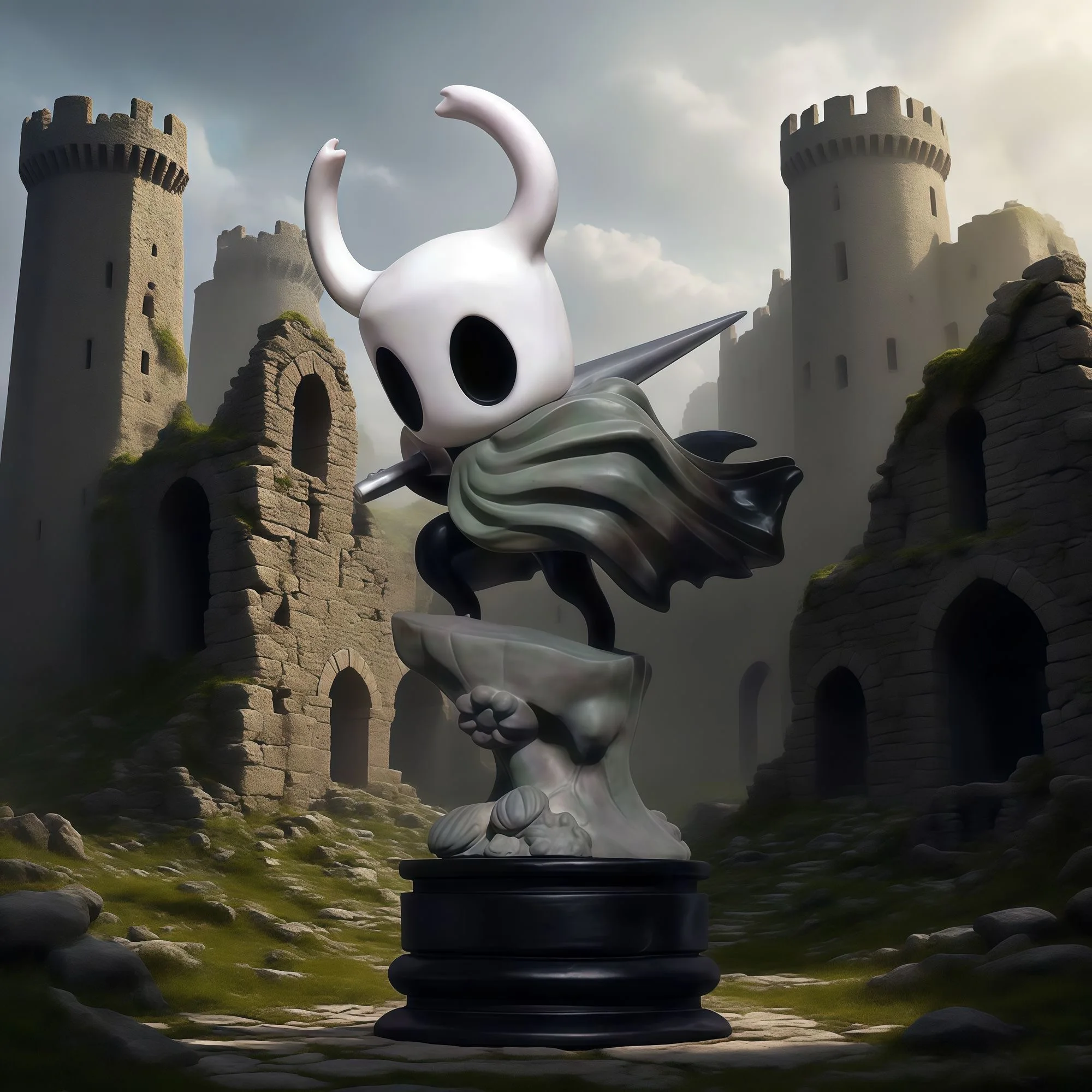 

11cm Hot Hollow Knight Little Knight Anime Model Handmade Game Accessories Chassis Handmade Statue PVC Collect Model Toys Gifts