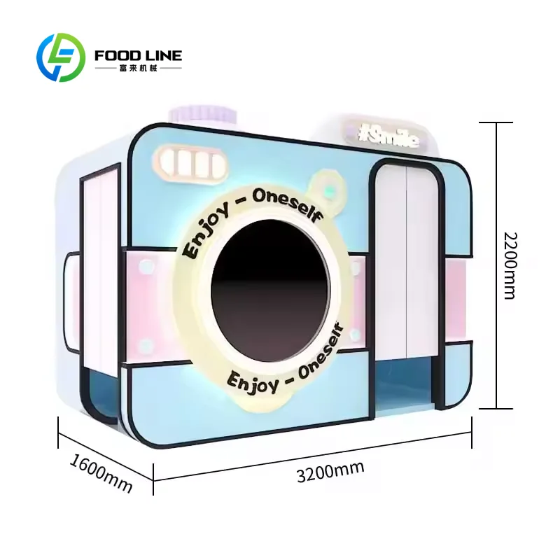 Customization Photo Booth Machine/Selfie Station Photo Booth Shell With Printer and Camera and Software Party Supplies