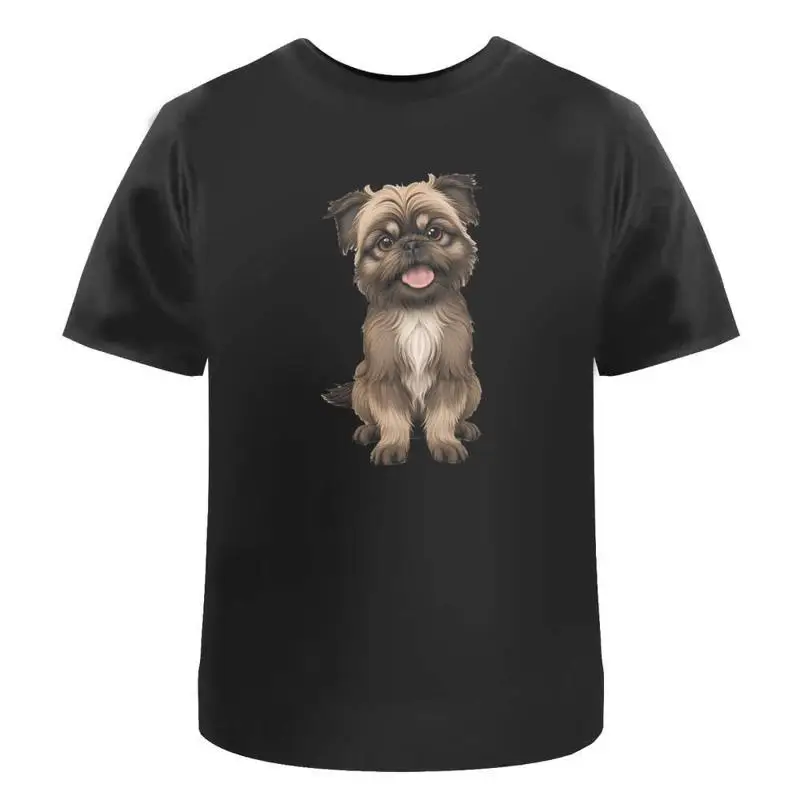 

Хлопковая футболка для собаки брюссель Грифтон Ta044113