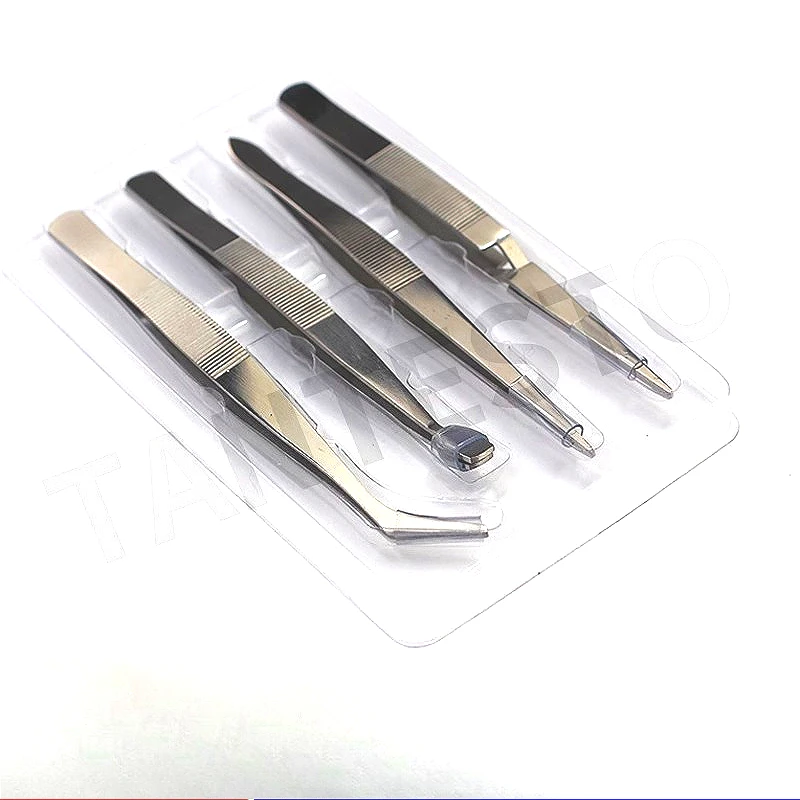 

for Repairing Electronic Fuel Injectors 4-piece Set of Stainless Steel Tweezers