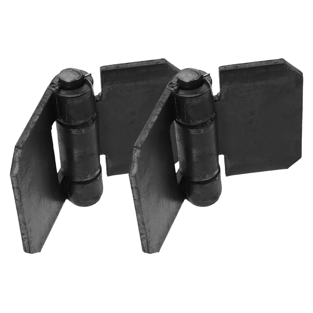 

2Pcs Heavy Duty Gate Hinges Thickened Design Removable Axle for Trailer Doors Rv Trailer Ramp Hinges Metal Gate Hardware
