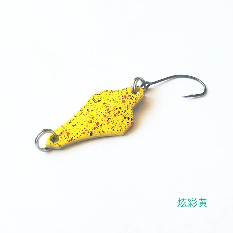 Fishing Spoons Metal Trout Lures  1.8g 3g 28mm Small Hard Bait Sequins Spinner Fishing Spoon with Single Hook