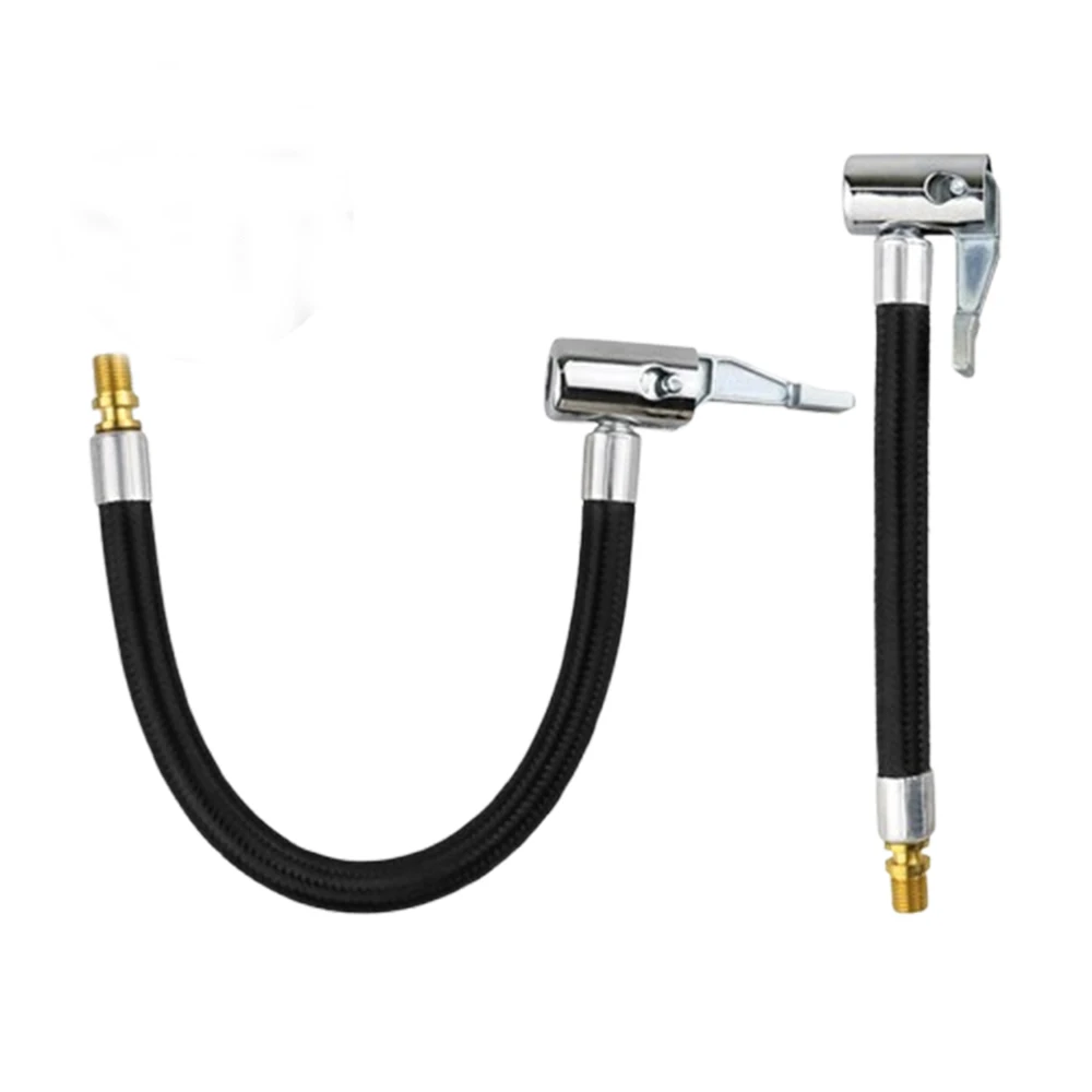 10/20/30/40/50cm Car Tire Inflator Hose Inflatable Air Pump Extension Tube Adapter Twist Tyre Connection Locking Air Chuck