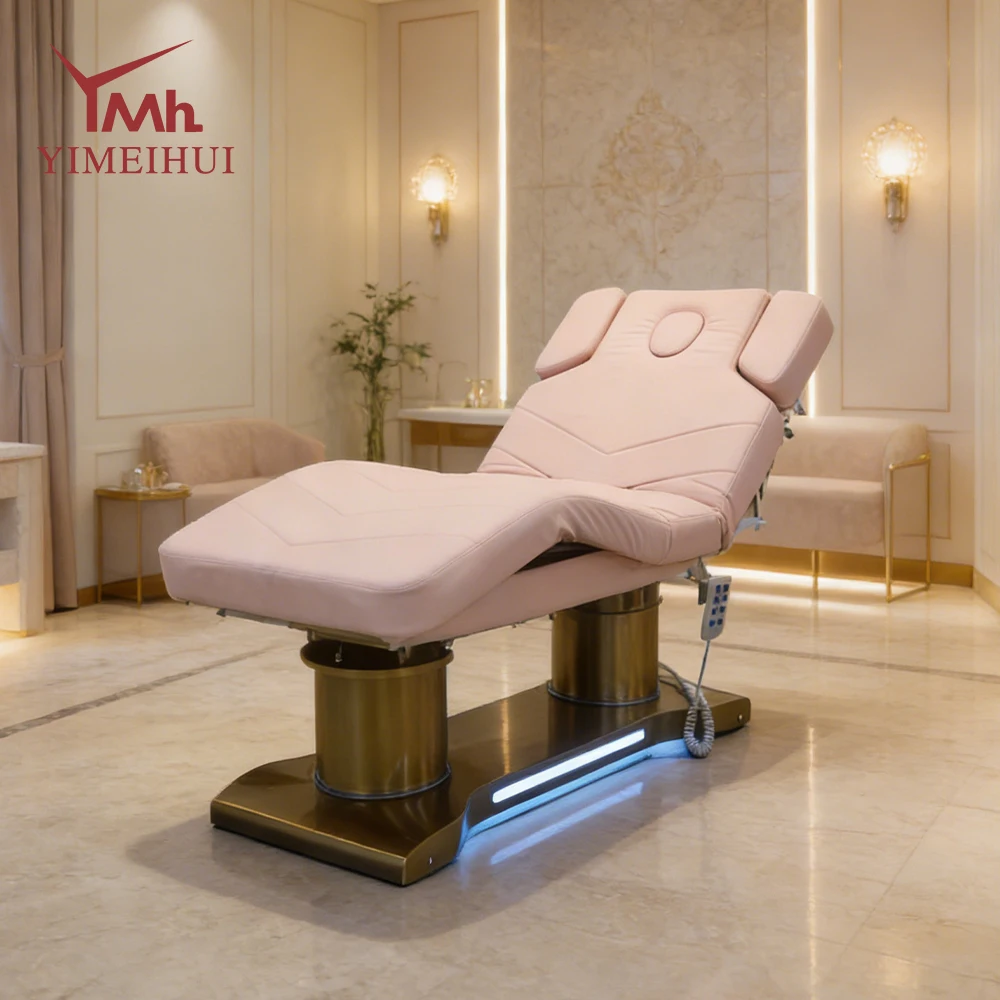 Cosmetic salon equipment supplies surmatelas tables de massage beds full body massage stretcher bed