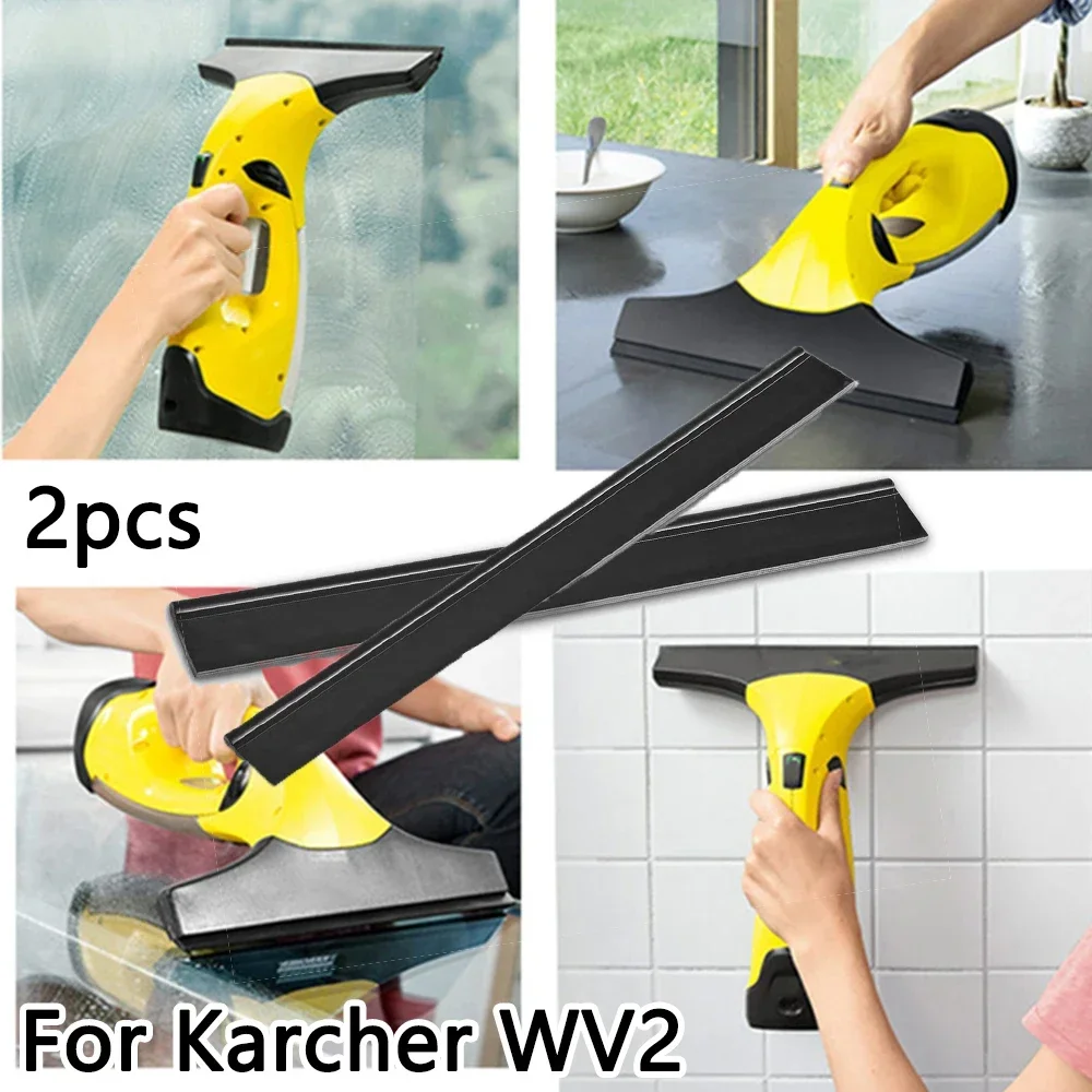 Scrapers Casement Vacuum Cleaner Rubber Squeegee Blades For Karcher WV50 WV60 WV70 WV75 WV2 WV5 Steam Cleaner Parts 280mm