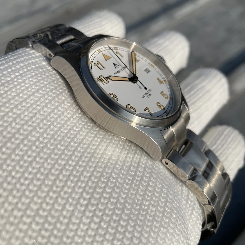 STEELFLIER Official SF750A Luxury Auto Mechanical Wristwatch NH35 Movement Sapphire Crystal 20Bar Waterproof Luminous Dive Watch