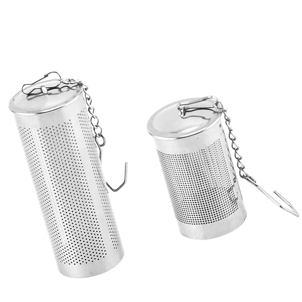 

2 Pcs Tea Filter Strainer Mesh Diffusers Tea-leaf for Home Loose Teapot Infuser Portable Residue Stainless Steel