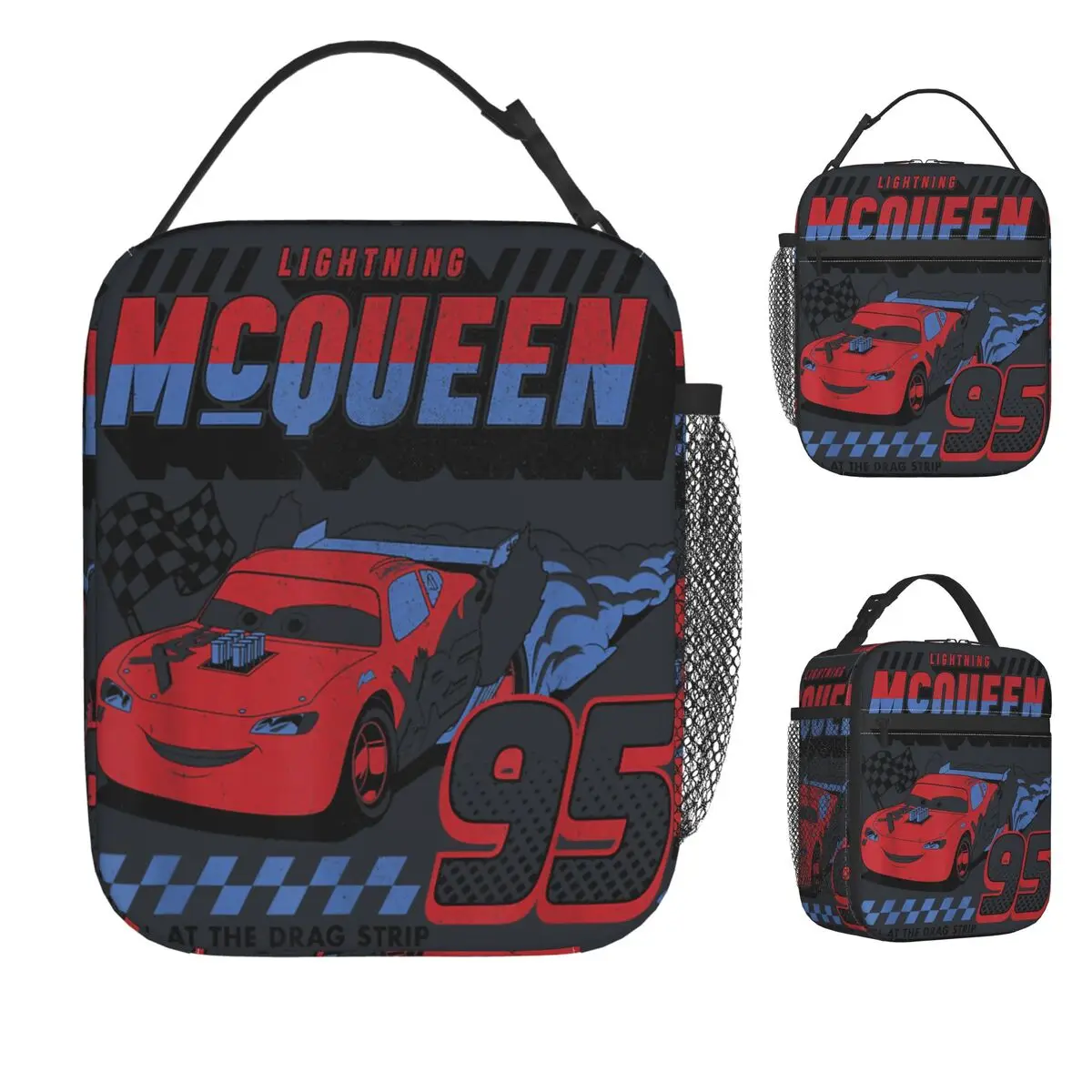 

Cars Lightning McQueen Americana Car Race Lunch Bag Picnic Lunch Box For Girls Cute Graphic Thermal Lunch Bags Oxford Cooler Bag