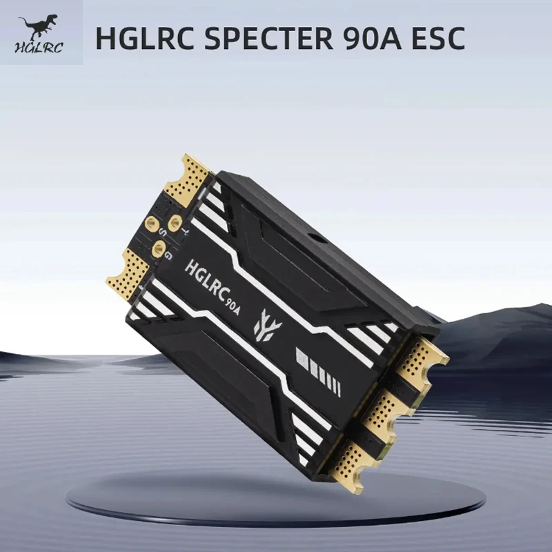 

HGLRC SPECTER 90A ESC Dual MOS Support BL32 ESC Telemetry 2-8S for Movie-level X8, X4, and XCLASS RC FPV Drone