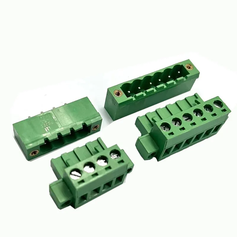 5set morsettiera collegabile muslimcon vite di fissaggio dell\'orecchio connettore PCB 15edgvm RM10