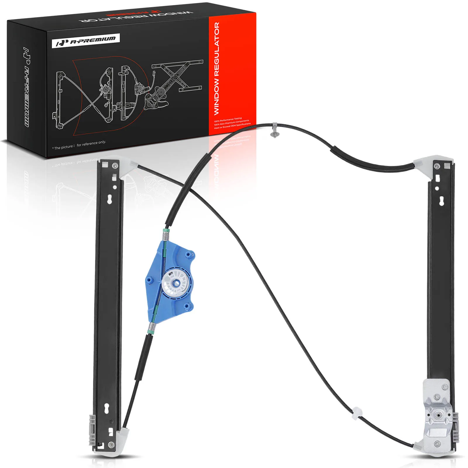 A-Premium Front Passenger Side Power Window Regulator without Motor for Audi A4 A4 Quattro 2002-2008 S4 2004-2008 RS4 2007-2008