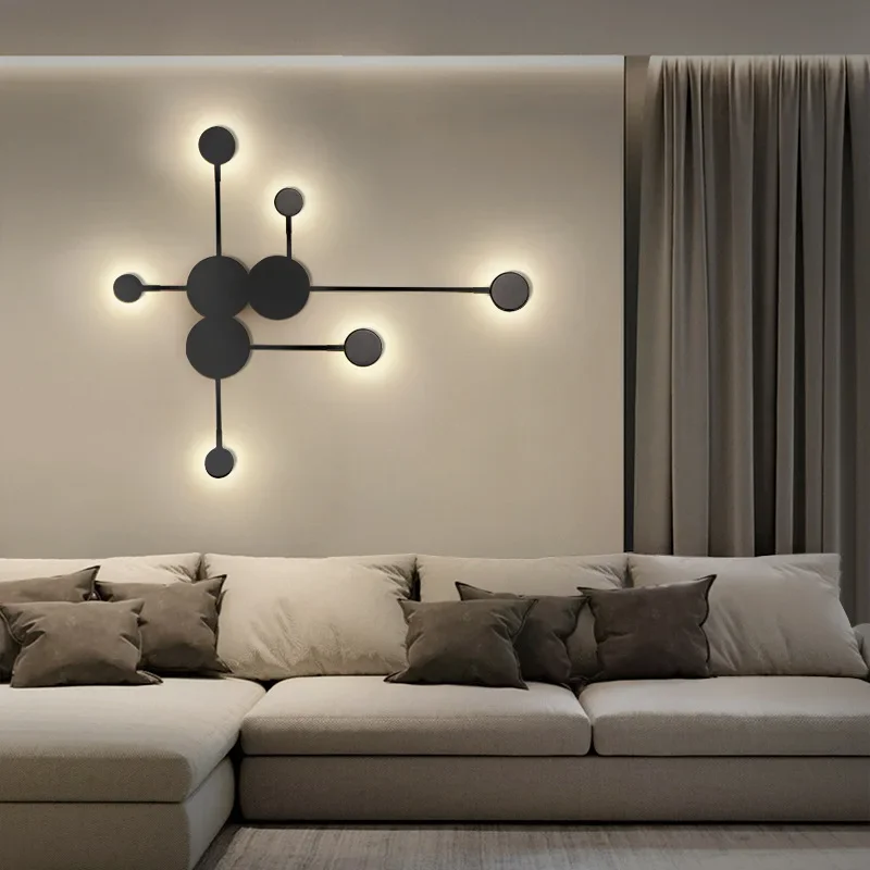 Home Decoration Wall Lamp Modern Simple LED Lights Creative Art Personality Design Living Room Decor Big Dipper Star Light