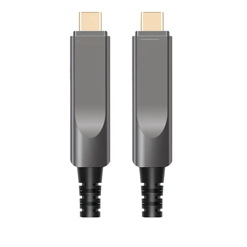 ABKQ-10Gbps USB 3.2 Gen 2 Type C Optical Fiber Data Cable For Hard Drives Camera Oculus Link Quest 1/2/3 Steam VR USB C