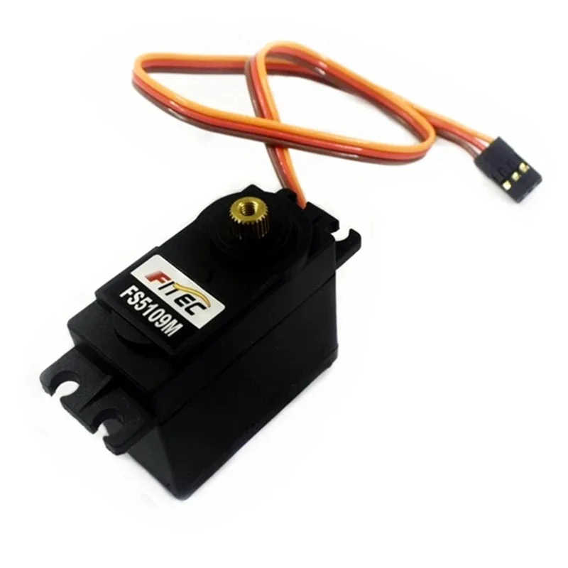 Feetech FS5109M 180° Control Metal Gear Standard Size Servo RC DIY Education Smart Car 10Kg.cm Servo Drive Motor Plastic Parts