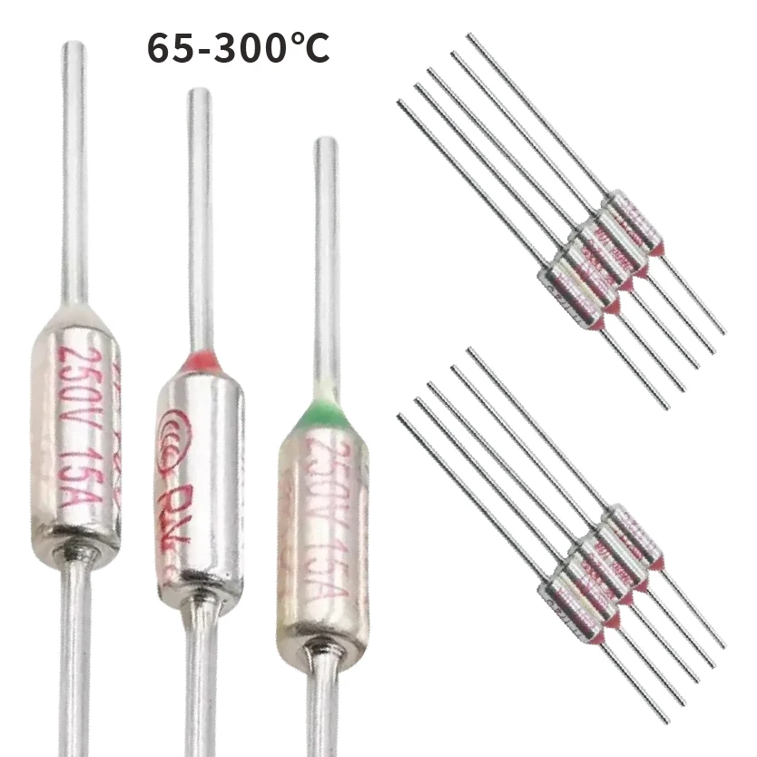 65C—300C Temperature TF Thermal Fuse RY 10A 15A 250V