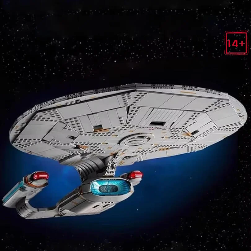 En stock – Nouveauté 2026 – Blocs de construction Star Trek Enterprise NCC-1701-D – Modèle de vaisseau – Jouets pour anniversaire – Cadeaux pour adultes
