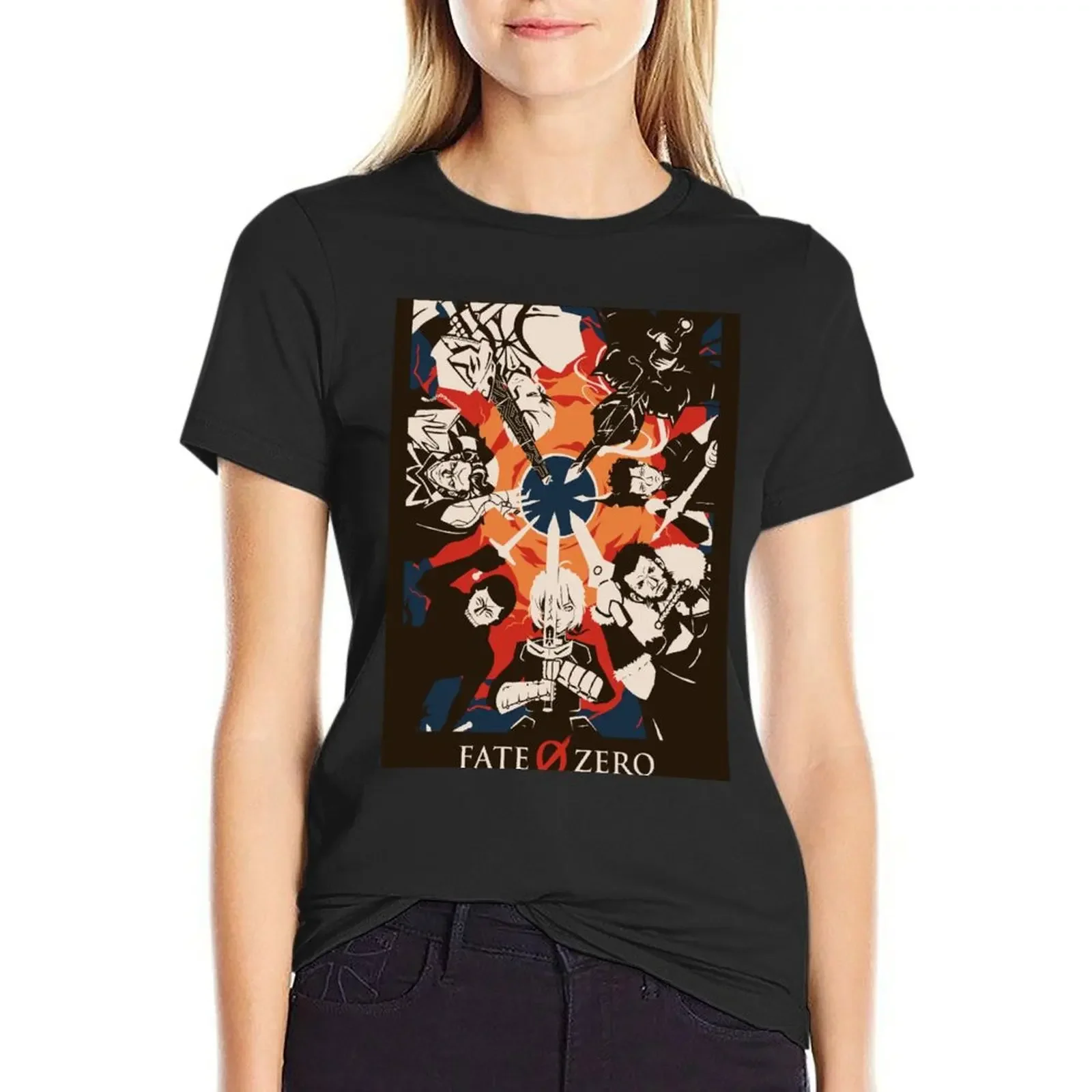 

Fate Zero T-Shirt customs Female clothing hippie clothes cropped t shirts for Women