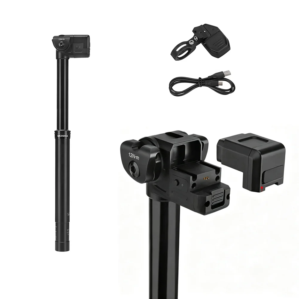 GTMRK ELEVO Elektronisch Gesteuerter Sattelstützenlift 31,6 mm mit Drahtloser Fernbedienung für Enduro MTB Offroad-Fahrrad – Detail 2