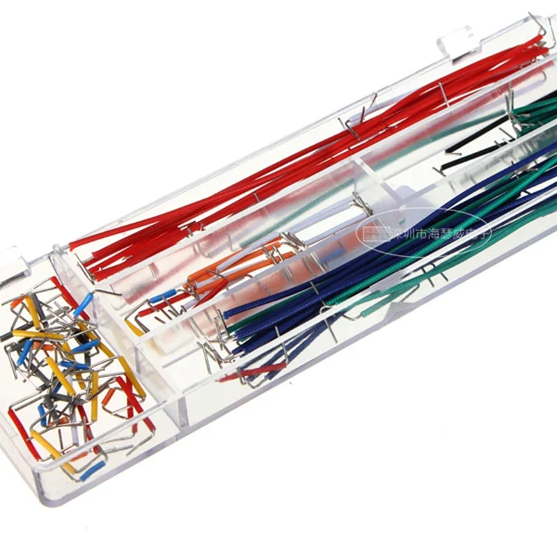 Hot Sell 140 pcs U Shape Solderless Breadboard Jumper Cable Wire Kit