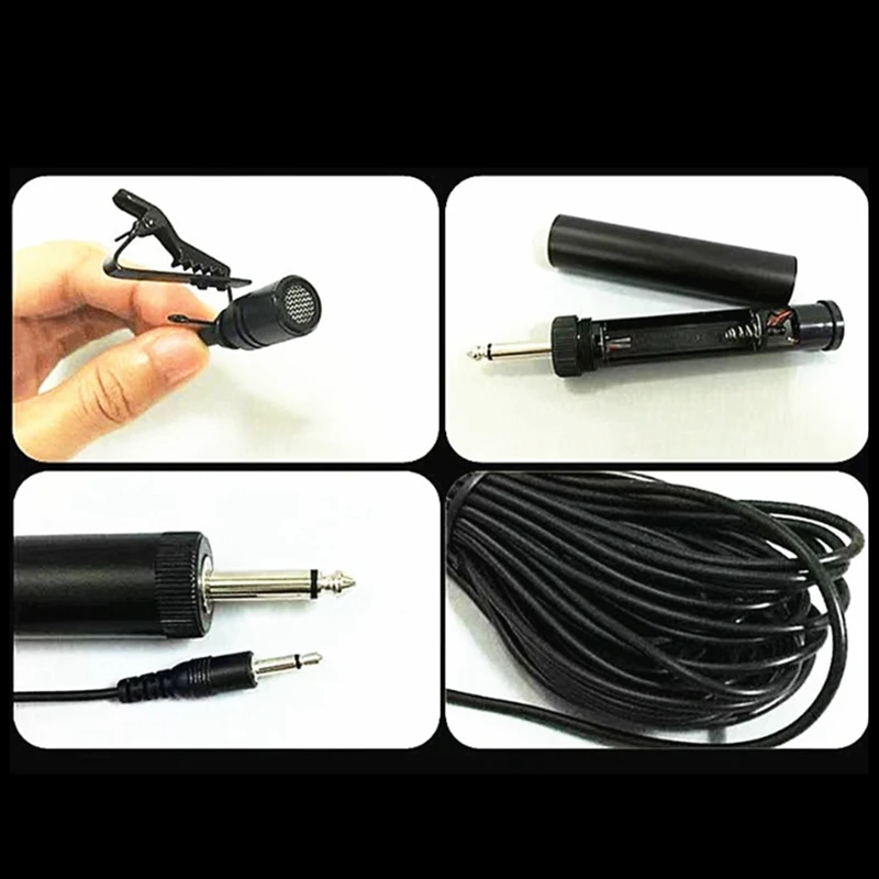 Microfono da 6.5mm Mic per sassofono Erhu violino strumento musicale eco-friendly Lavalier risvolto Micro