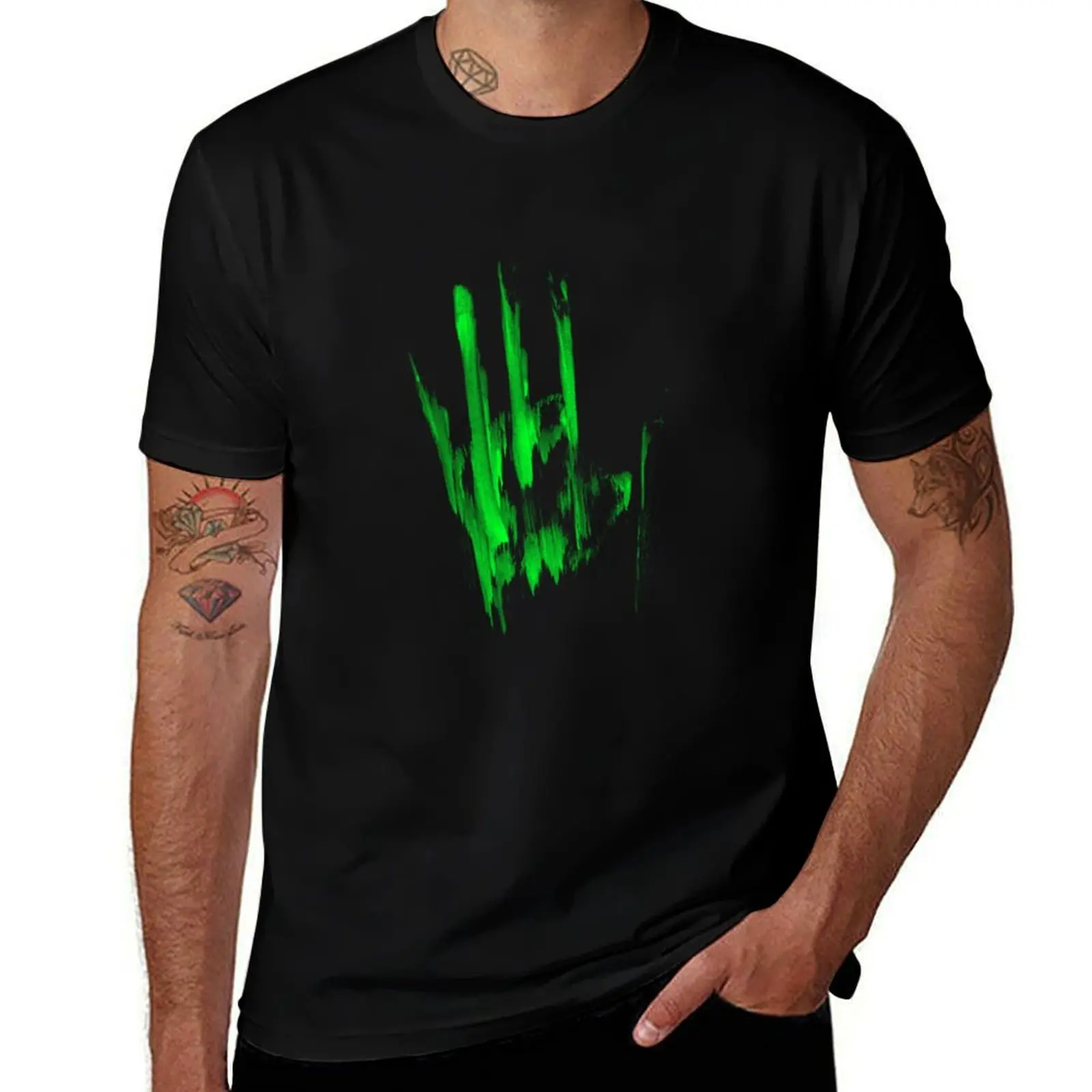 

Phasmophobia Fingerprints T-Shirt t shirts for man cotton funny man t shirt heavy cotton mens graphic t shirts T-shirt