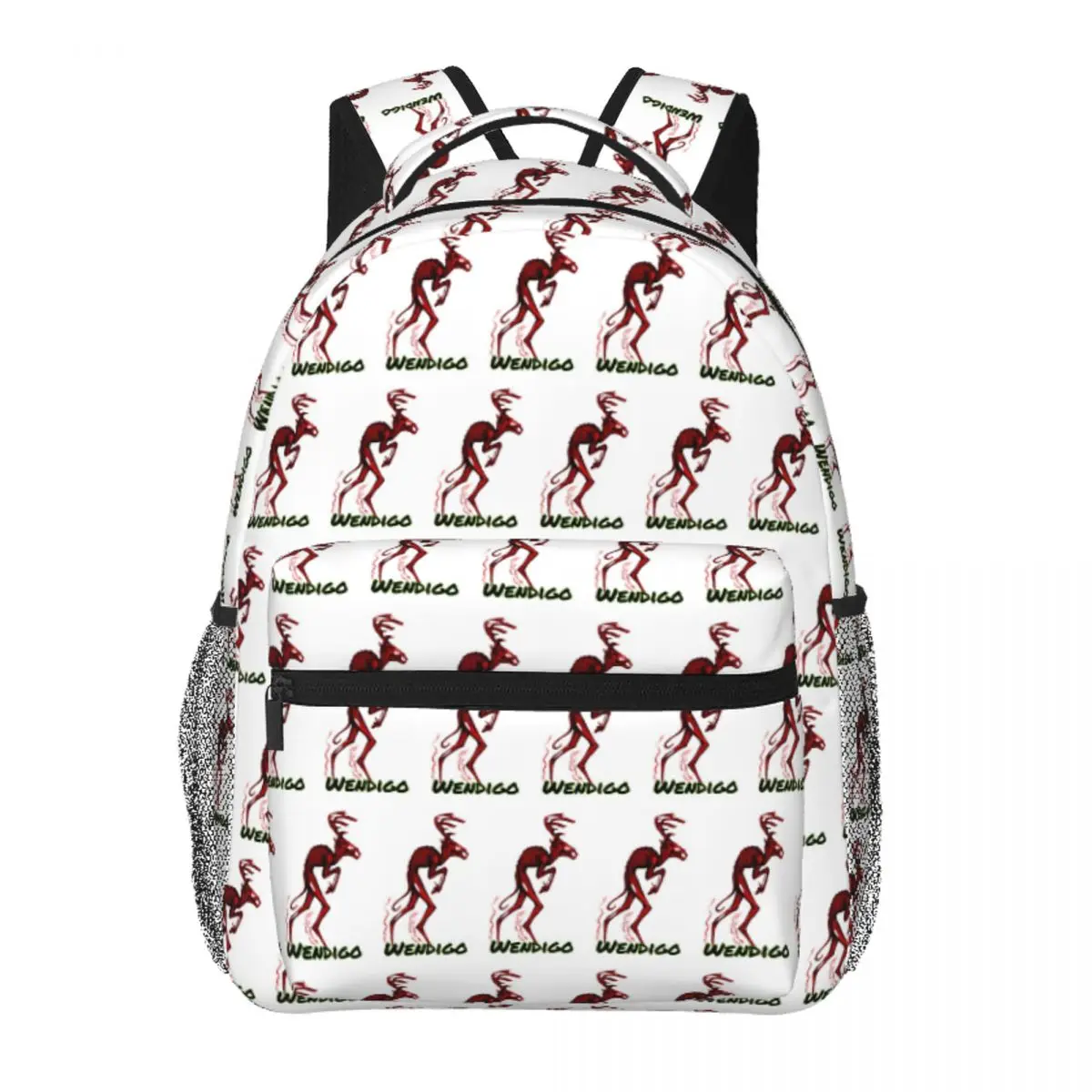 

Wendigo Backpack Student BookBag Children School Bag Computer Shoulder Bags for Men Women