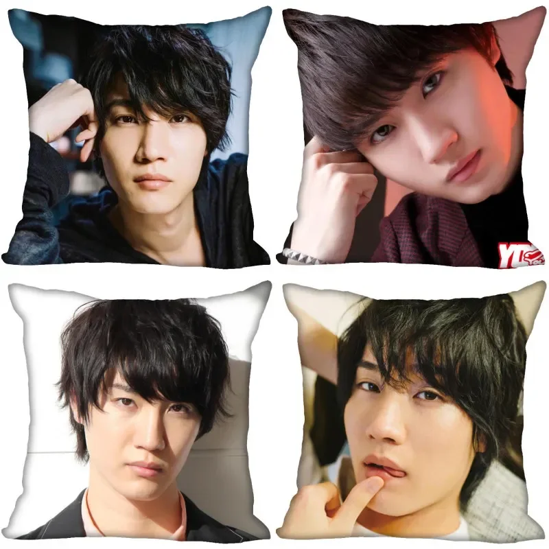 Sakurada Dori Pillowcase Bedroom Home Decorative Gift Pillow Cover Square Zipper Pillow Cases Satin Soft Fabric 0104