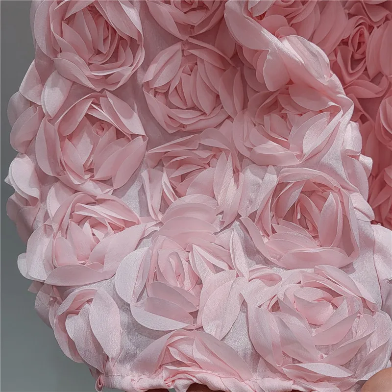 2025 Nuova gonna a fiori tridimensionale Gonna lunga a vita alta da donna Tutu Fata Grande altalena a forma di A Jupe Femme Bohemian