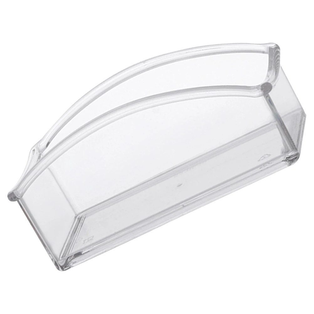 

1pc Tea Bag Storage Box Clear Transparent Office Organizer for Coffee Sugar Packets Desk Tidy Safe Material