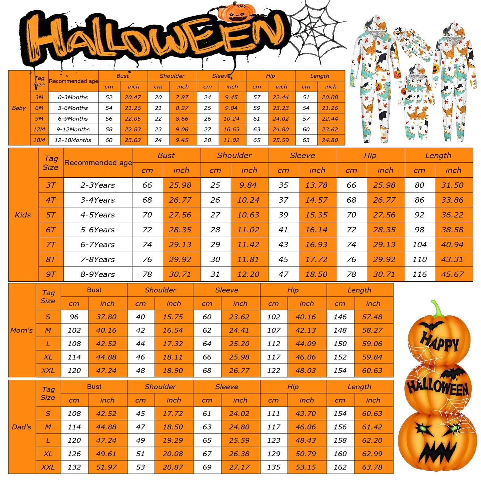 Halloween Day Family Home Loungewear Matching Pajamas Jumpsuit Hooded Zipper Comfy Skeleton Pajamas Christmas Pajamas Family Set