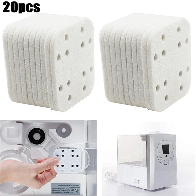 AB43-para humidificador Levoit LV600HH, almohadilla de absorción Mineral, paquete de 40 almohadillas de descalcificación para evitar la acumulación de minerales difíciles