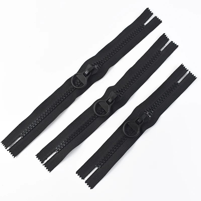 

2/5Pcs 10# Large Resin Zipper Meetee 20/25/30cm Decorative Zippers for Sewing No Endless Zip Closures Ziper Bag Zips Repair Kits
