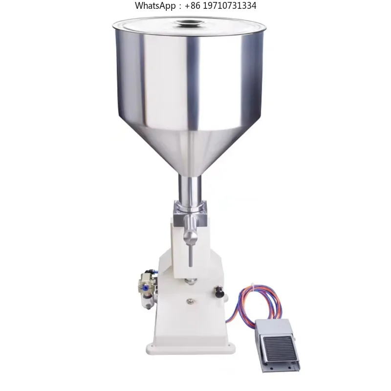 5-50ML Paste Filling Machine Dual-Use Cream Liquid Pneumatic Filling Machine Cosmetics Honey Lotion Filling Machine