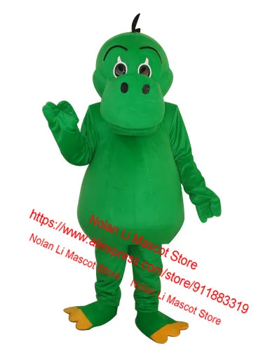 Fashion Design Happy Lizard Dinosaur Mascot Costume Adult Birthday Party Dress Halloween Cosplay Cartoon Set Gift 627