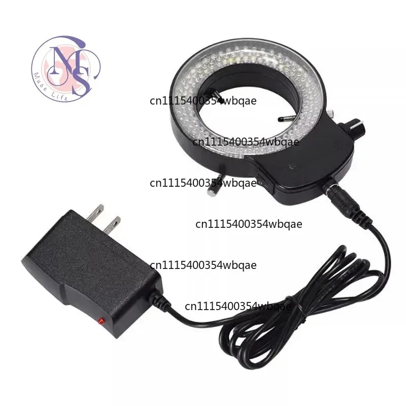 ZOCI-FOR-MIC209 Fully Transparent Adjustable Microscope LED Ring Light 63mm 144Beads Industrial Illumination Source Equipment