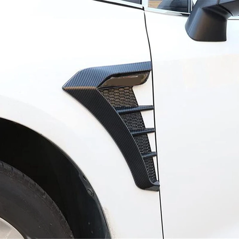 Car Splitter Spoiler Modification Side Mesh Ventilation Grille Fender Decorative Flank Fender Outlet Accessories