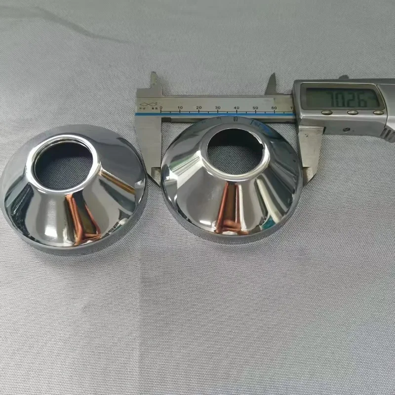 卸売カスタム蛇口装飾カバー ステンレス鋼壁掛け蛇口アクセサリー フランジVキャップ 60mm 70mm 80mm 1個