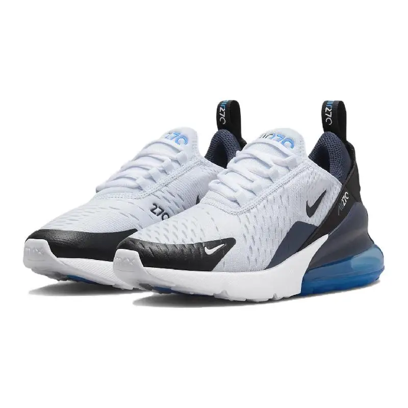 Nike-Baskets Air Max 270 GS 'Football Gris Thunder Blue', Chaussures, 943345-033