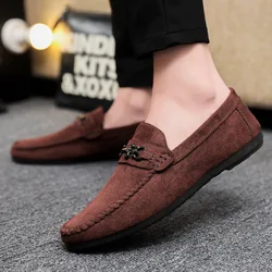 Men Shoes Loafers Casual Shoes Handmade Moccasins Men Comfortable Driving Shoes Sneakers Male Designer Design Footwear 2024